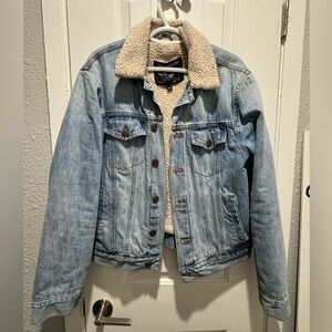 True Religion Men’s Jean Sherpa Jacket